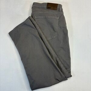 PAIGE Federal Mens Gray Chinos Pants‎ Size 36x29 Cotton Poly Blend